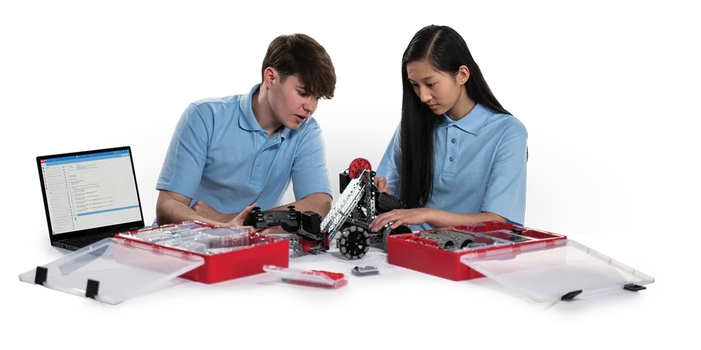 Robot VEX EXP de construcción metálica