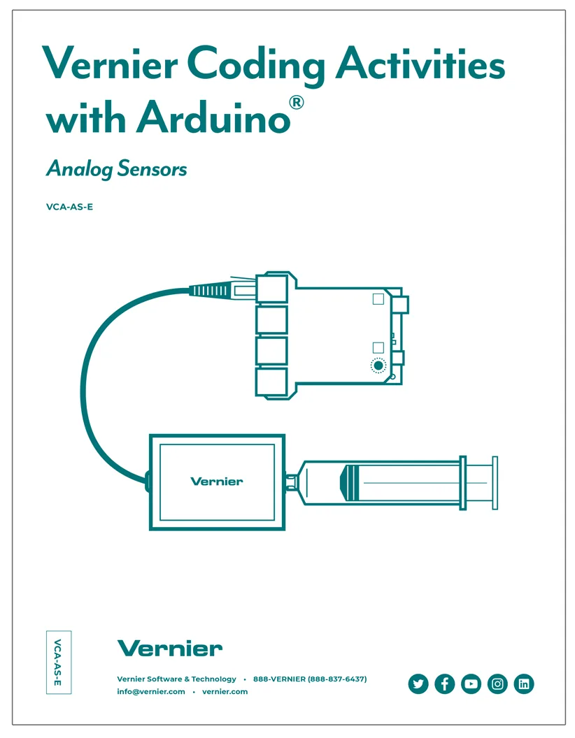 Vernier Coding Activities with Arduino®: Analog Sensors