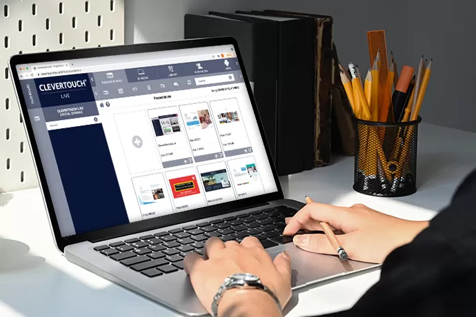 Plantillas de contenido en CleverLive