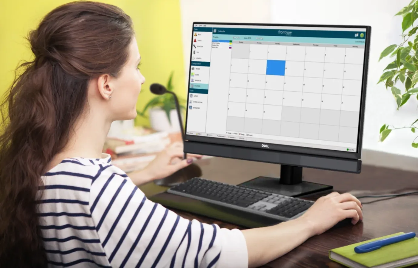Programación de horarios de timbre en Conductor