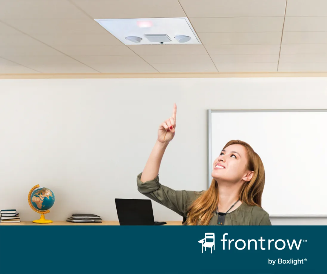 FrontRow ezRoom instalado en un aula