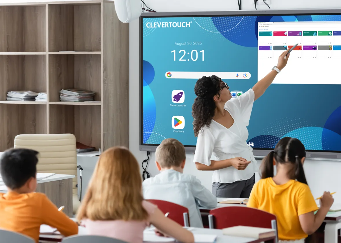 Clevertouch Pro Series con Google EDLA