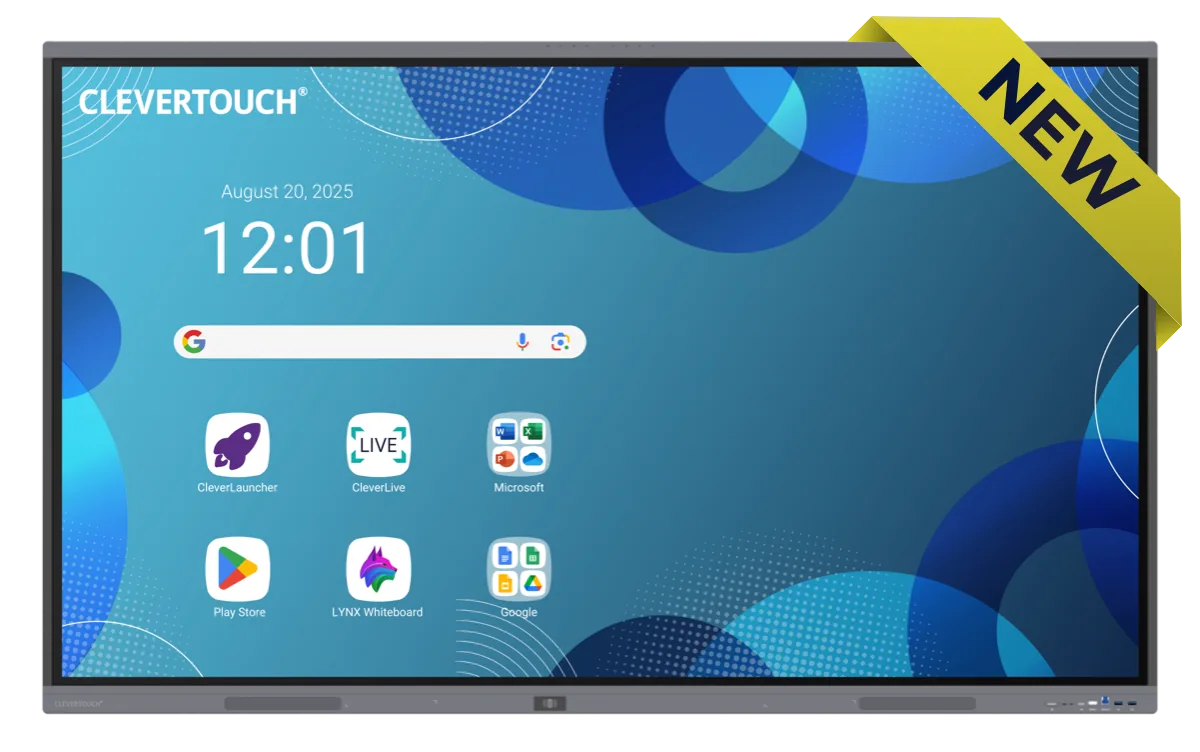 Interfaz de la Clevertouch Pro Series