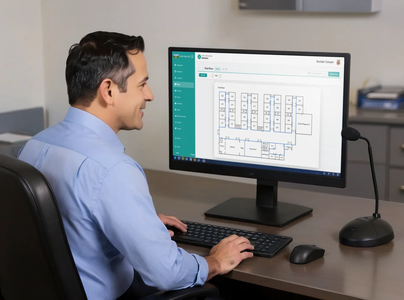 Symphony Cloud administrando varias sedes